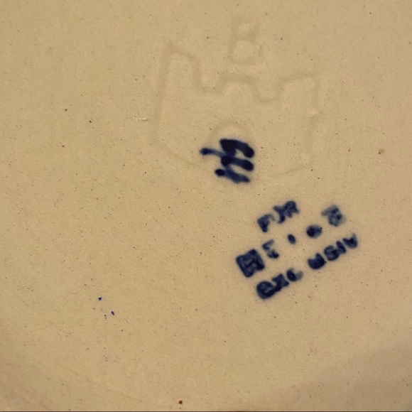 POLISH POTTERY PITCHER VINTAGE BLUE WHITE POLAND HANDMADE BOLESLAWIEC HOME SERVE - Picture 10 of 10